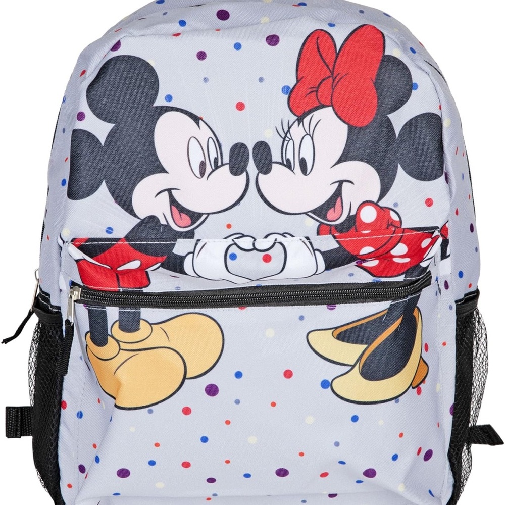 Mickey and Minnie Mouse Kids Backpack - Multicolor